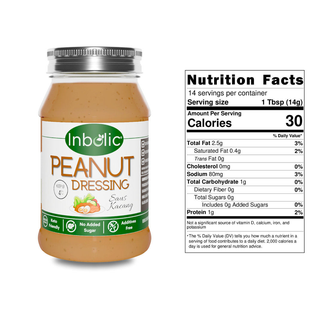 Sugar Free Peanut Dressing | Bumbu Kacang Bebas Gula