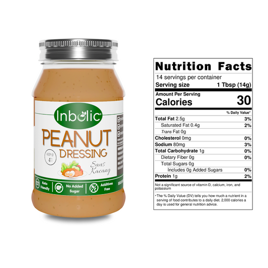 Sugar Free Peanut Dressing | Bumbu Kacang Bebas Gula