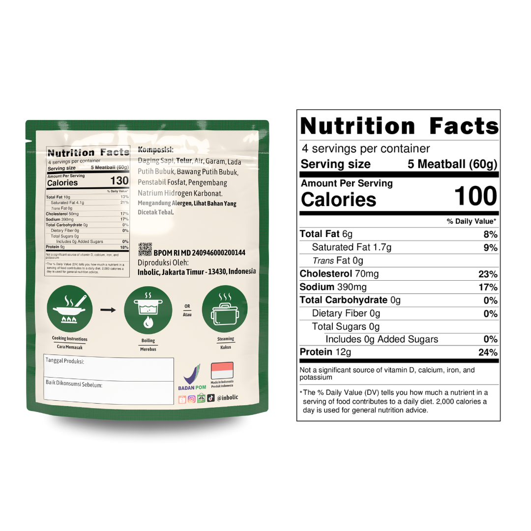 Chicken Meatballs | Bakso Ayam Tanpa Tepung & Filler