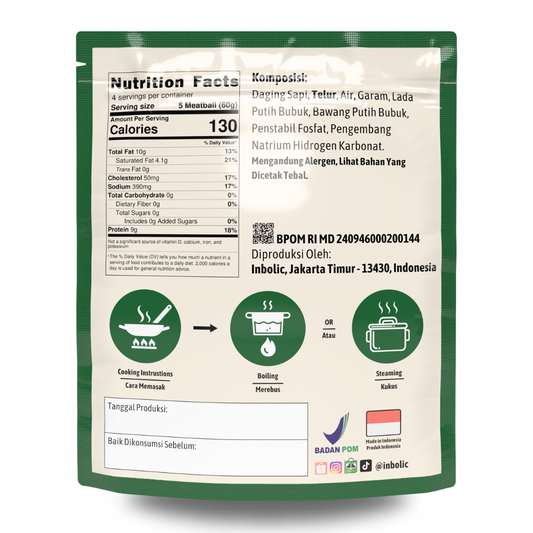 Beef Meatballs | Bakso Sapi Tanpa Tepung & Filler