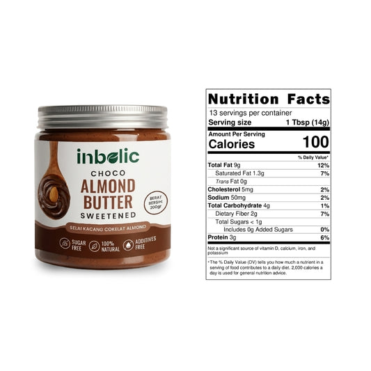 Sugar Free Choco Almond Butter | Selai Almond Cokelat Bebas Gula
