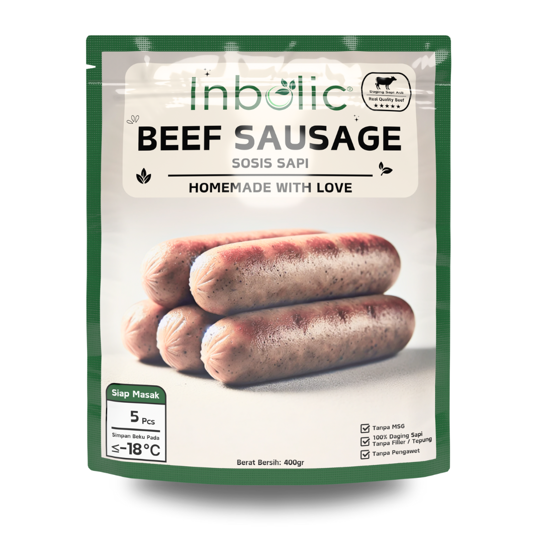 Italian Beef Sausage | Sosis Sapi Tanpa Tepung & Filler