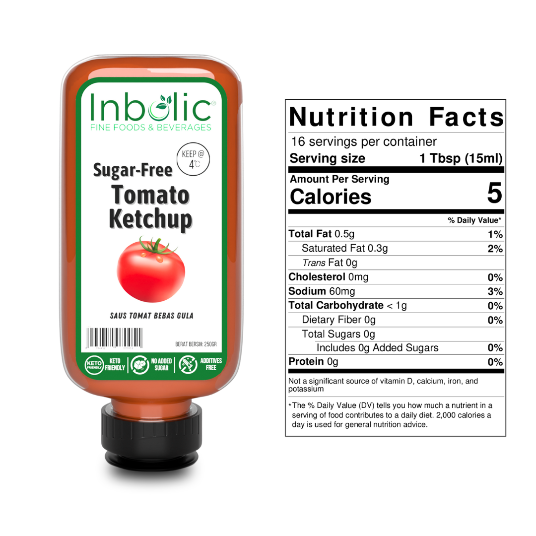 Sugar Free Tomato Ketchup | Saos Tomat Bebas Gula
