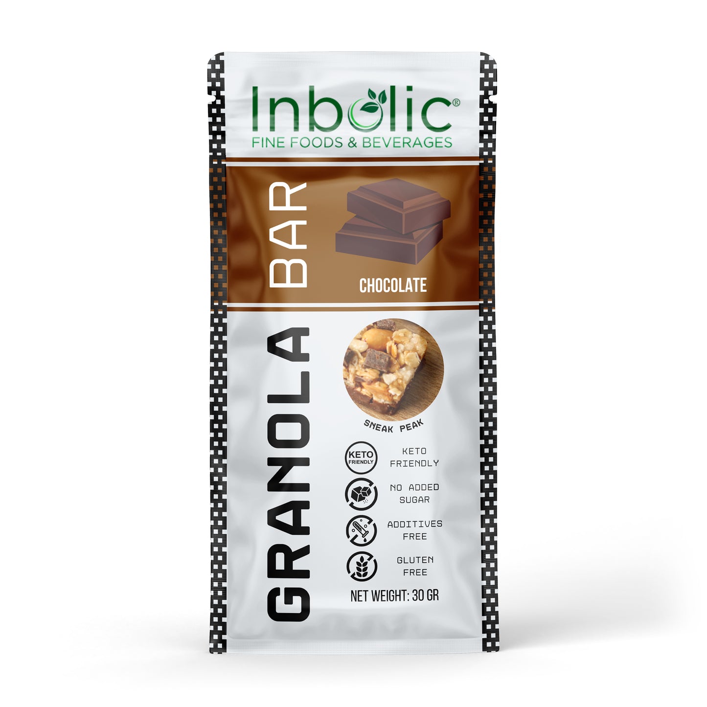 Inbolic Low-Carb Granola Bar / Snack Rendah Karbohirat