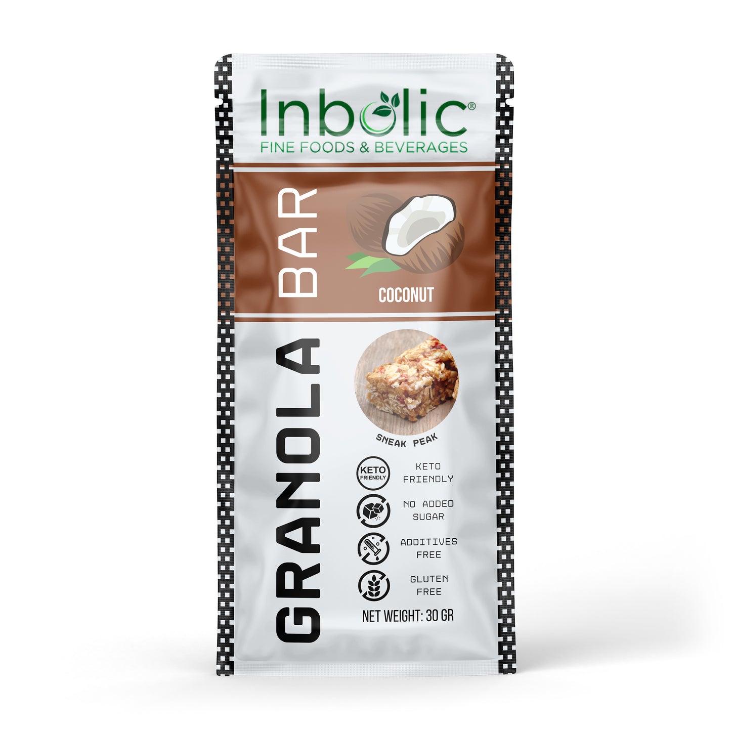 Inbolic Low-Carb Granola Bar / Snack Rendah Karbohirat