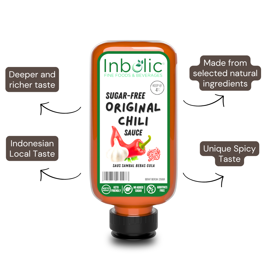 Sugar-Free Original Chili Sauce | Saos Sambal Original Bebas Gula