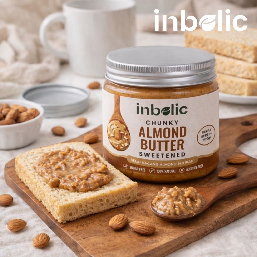 Sugar Free Almond Butter | Selai Almond Bebas Gula