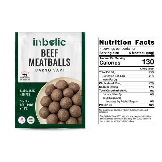 Beef Meatballs | Bakso Sapi Tanpa Tepung & Filler