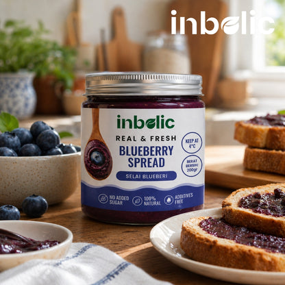 Blueberry Spread with No Added Sugar / Selai Blueberry