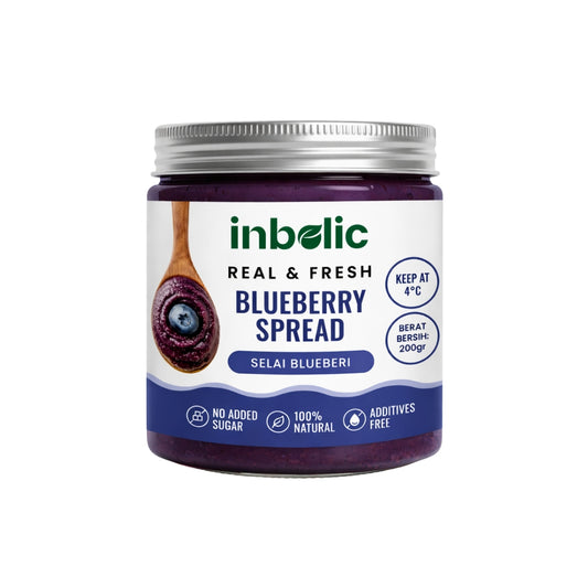 Blueberry Spread with No Added Sugar / Selai Blueberry