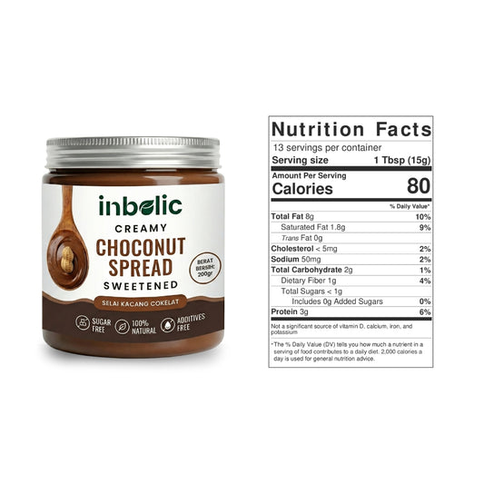 Sugar Free Choconut Spread | Peanut Butter Cokelat Bebas Gula
