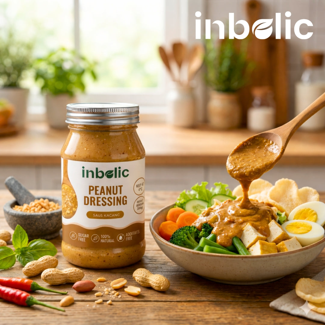 Sugar Free Peanut Dressing | Bumbu Kacang Bebas Gula