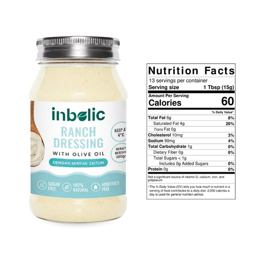 Sugar Free Ranch Dressing | Saos Ranch Bebas Gula