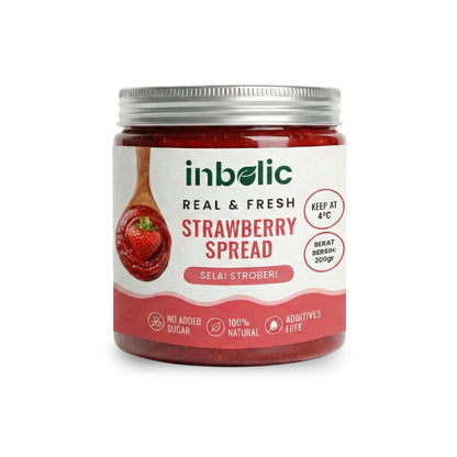 Strawberry Jam with No Added Sugar | Selai Stroberi Tanpa Tambahan Gula