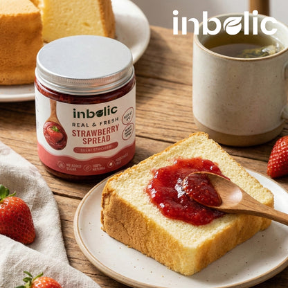 Strawberry Jam with No Added Sugar | Selai Stroberi Tanpa Tambahan Gula