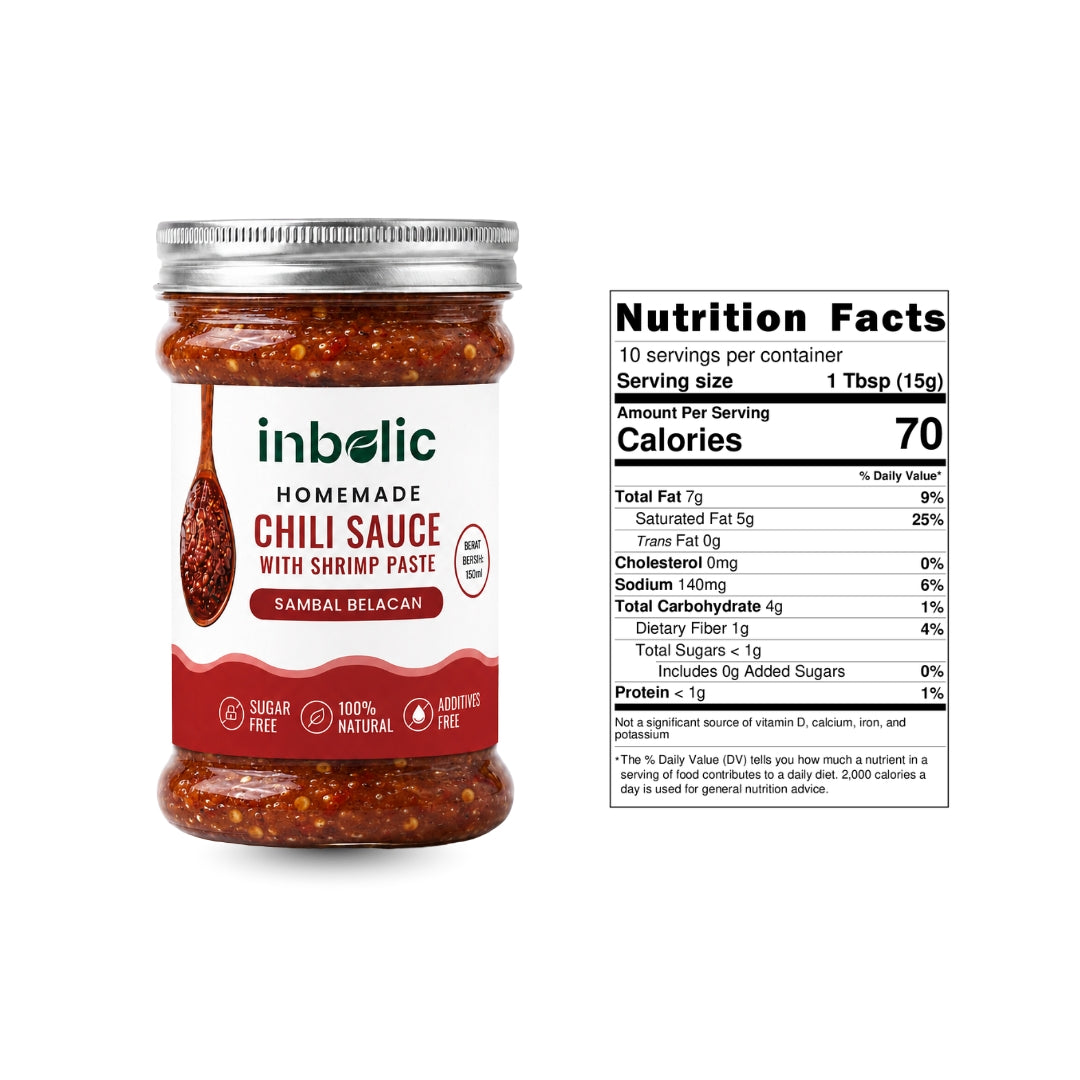 Sugar Free Chili with Shrimp Paste / Sambal Balacan / Sambal Terasi